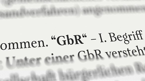 Bild zu Gesellschaft bürgerlichen Rechts (GbR): Modernisierung